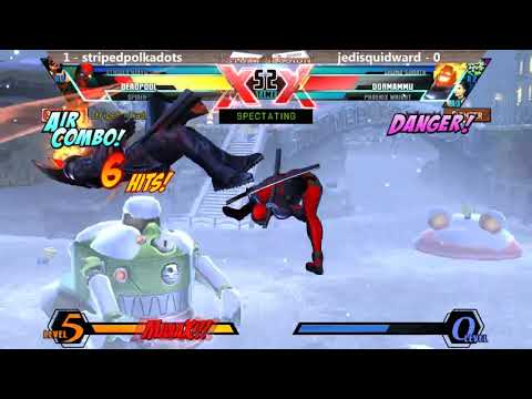 UMvC3 | Stripedpolkdadots vs Jedisquidward | Study Session FT 10 Part 1