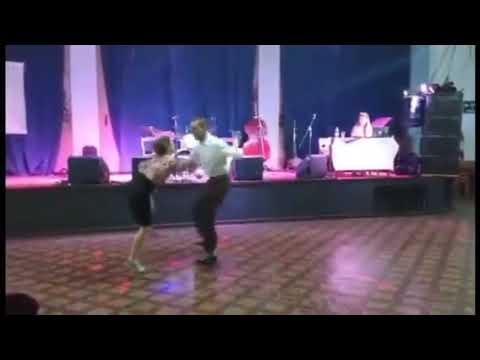 Fast Lindy Hop in Brasil: Nils and Maja
