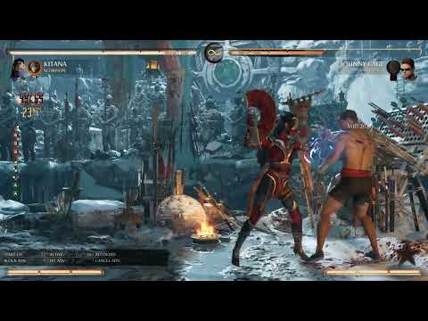 Mortal Kombat 1 | Kitana advanced corner combo loops example