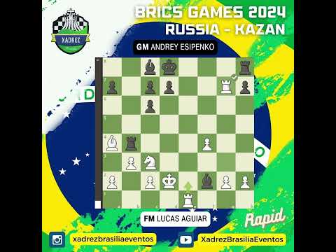 Brics Games 2024 [Team Rapid] - (FM) Lucas Aguiar vs (GM) Andrey Esipenko
