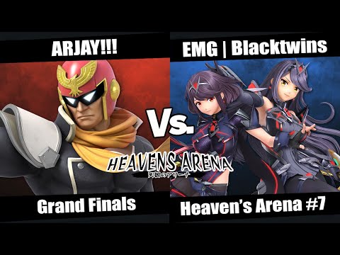 Heaven's Arena #7 Grand Finals - ARJAY!!! (Captain Falcon) vs EMG | Blacktwins (Aegis)