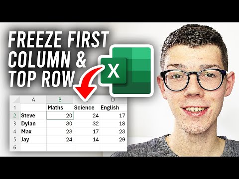 How To Freeze Top Row & First Column In Excel - Full Guide