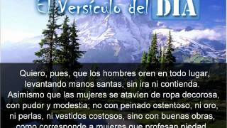 Miniatura del video: El versiculo del dia .com - 1 Timoteo 2 v8-10