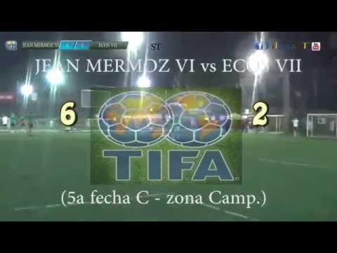 6 JEAN MERMOZ VI vs ECOS VII 2 - 5a fecha C   zona Camp - 25-05-2016