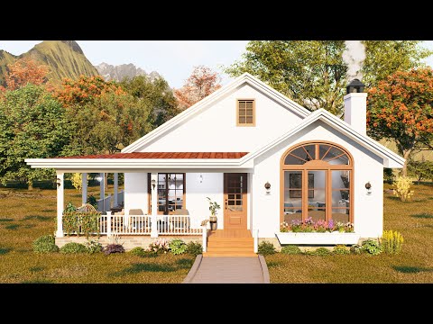 39' x 46' (12m x 14m) Lovely House Design With Floor Plan - Cozy & Perfect!!!