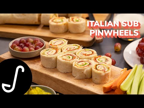 Quick and Easy Italian Sub Pinwheels
