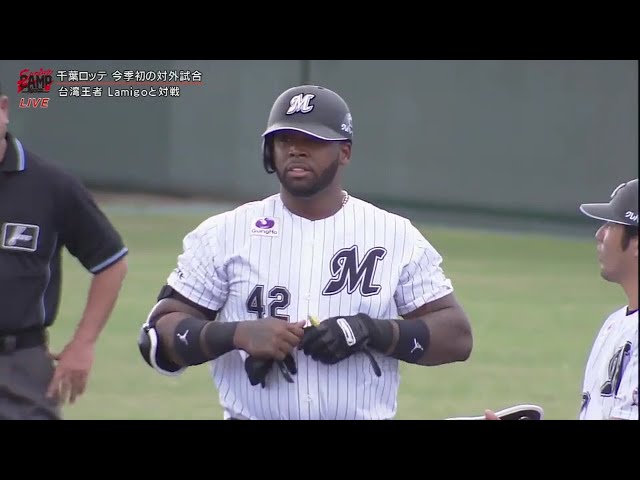 【マリーンズ春季キャンプ】マリーンズ・バルガス チームを勢い付けるタイムリーヒット!! 2019/2/9