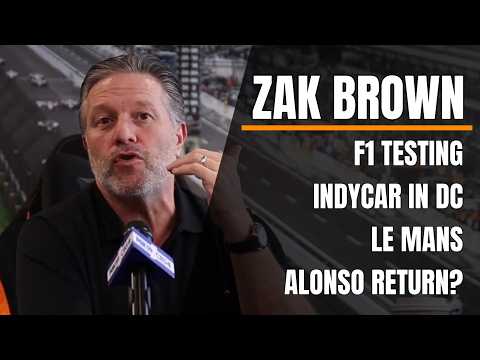 Zak Brown on Washington DC, F1 Testing, Fernando Alonso Indy 500 Comeback