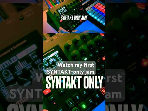 #syntakt only jam with #firmware 1.3 #features #awesome box in action! #synth #synthesizer #elektron