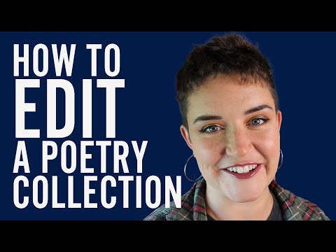 How to Edit a Poetry Collection