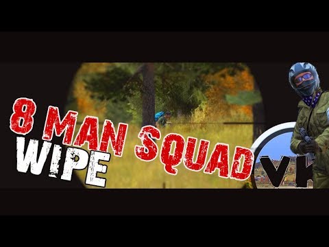 INSANE 8 MAN SQUAD WIPE I DayZ Standalone Stream Highlights #4