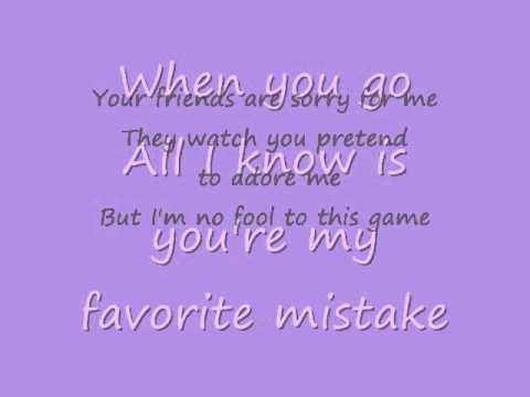 Sheryl Crow- You're My Favorite Mistake-lyrics
