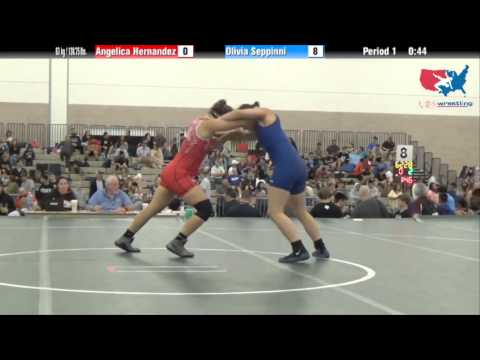 FILA Junior 63 kg / 138.75 lbs. - Angelica Hernandez vs. Olivia Seppinni
