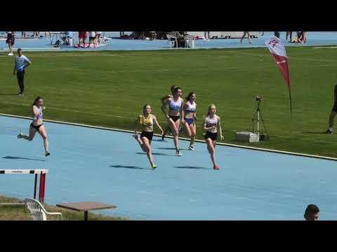 100m kobiet bieg 3 - Piła 20190615