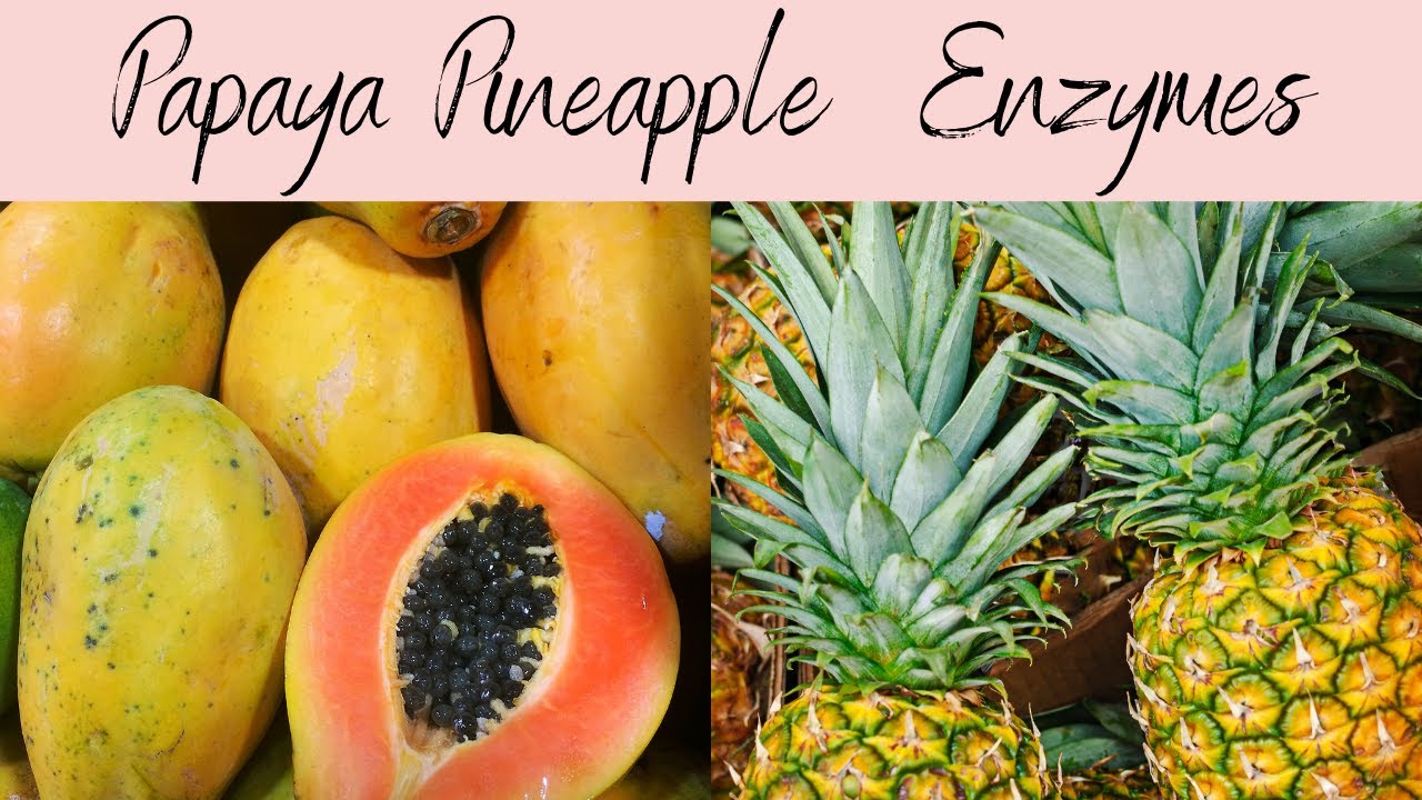 Papaya Pineapple Enzyme Extracts! Brighten and Improve Skin Tone! Reduce Acne & Pores & Blemishes!