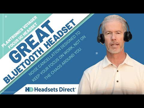 Plantronics Voyager Focus UC Headset | Great Bluetooth Headset w/ ANC Noise Canceling | PC & Mobile