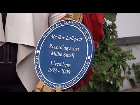 Millie Small gets a blue plaque in London (UK) 29/Oct/2023