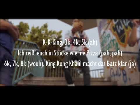 KING KHALIL - NACHTS IM AMG (Official HQ Lyrics) (Text)