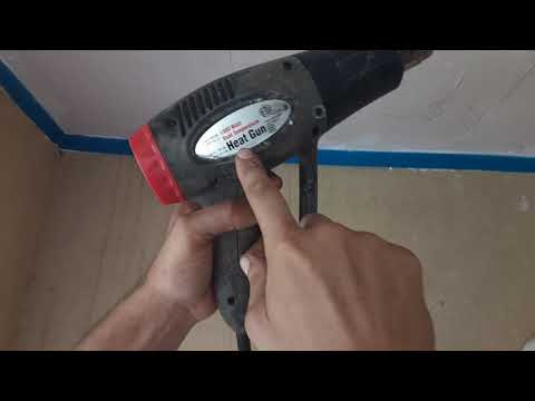 how to use 1500 watt duel temperature heat gun?