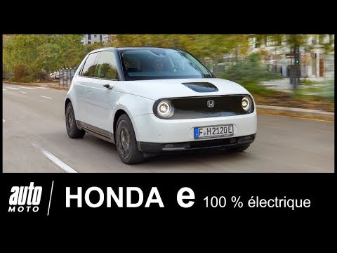 Honda e 2020 électrique Essai POV Auto-Moto.com