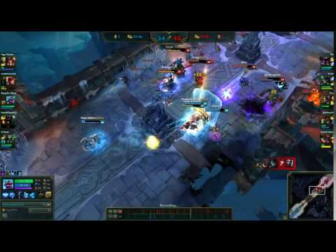 Braum blocking Veigar ultimate
