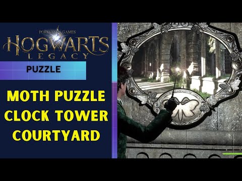 Moth / Butterfly Puzzle Solution in Clock Tower Courtyard