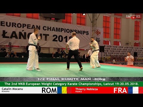 2nd WKB EC - 1/2 -80 kg Catalin Mocanu ROM - Thierry Nebleza FRA