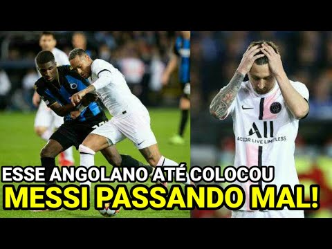 ESSE ANGOLANO PAROU O MESSI e TRIO DO PSG NA CHAMPIONS SOZINHO!!