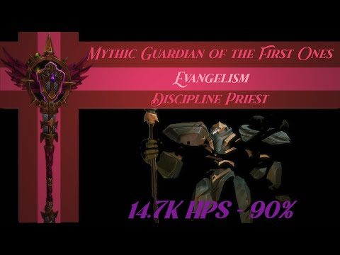 Mythic Guardian of the First Ones Disc Priest PoV || Sanctum of Domination || Evangelism