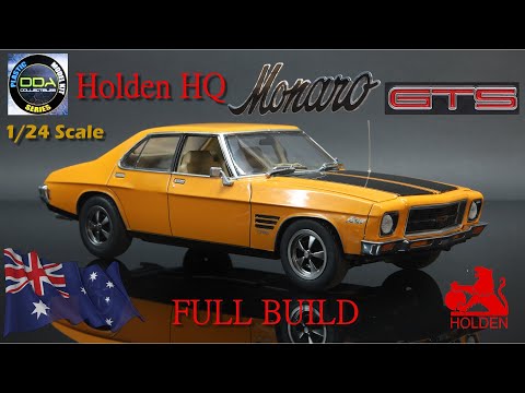 Full build video of the DDA 1/24 Scale Holden HQ 4 Door Monaro GTS. #holden #monaro