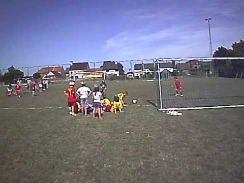 Senne en Simon in Bottelare voetbal