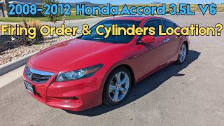 🔥 2008-2012 Honda Accord 3.5L V6 Firing Order & Cylinders Location