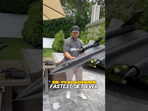 SR-71 RC Jet Flyby Test… INSANE Sound!😎