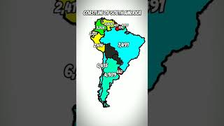 Coastline of South America #geography #viral #onlyeducation #shorts