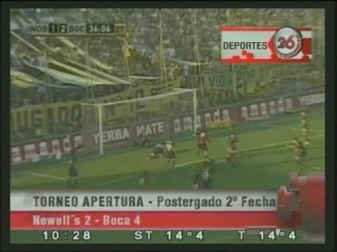 Newell's 2 - Boca Juniors 4, Gol de Juan Insaurralde (4)