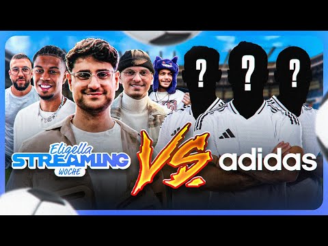 TEAM STREAMING WOCHE vs ADIDAS AUSWAHL!⚽⭐ 7v7 Fußball Match Highlights😂