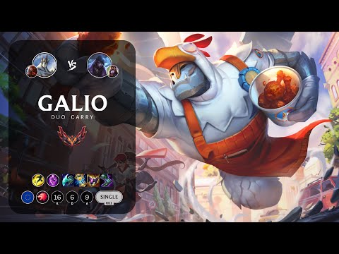 Galio Bot vs Aphelios - EUW Grandmaster Patch 12.21