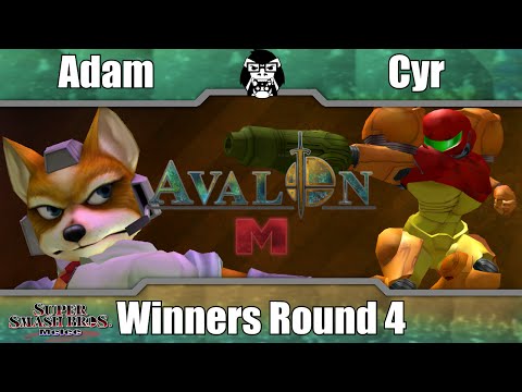 Avalon M - Adam (Fox) Vs. Cyr (Samus) - Winners Round 4 - Melee