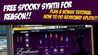 Reason SFX Combinator for Halloween: How to do Keyboard Splits in Reason