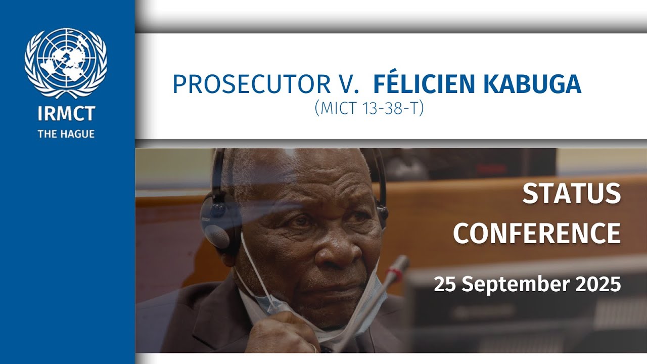 Félicien Kabuga (MICT 13-38-T), Status Conference, 25 September 2025