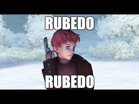 every time albedo says "rubedo" in xenosaga
