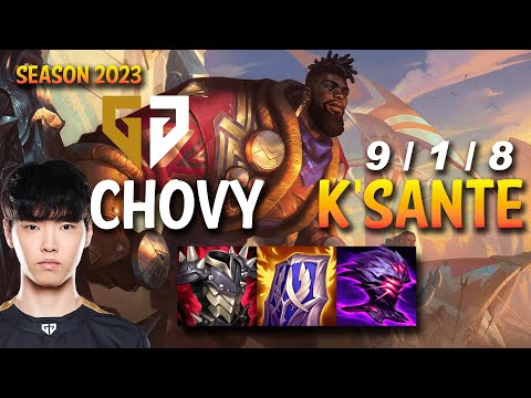 GEN Chovy K'SANTE Mid vs IRELIA - KR Ranked