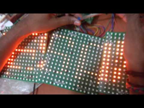 P10 Single Colour LED Factory Indication Display Board