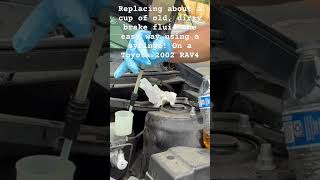 Replacing some old brake fluid the easy way! RAV4 2001-2005