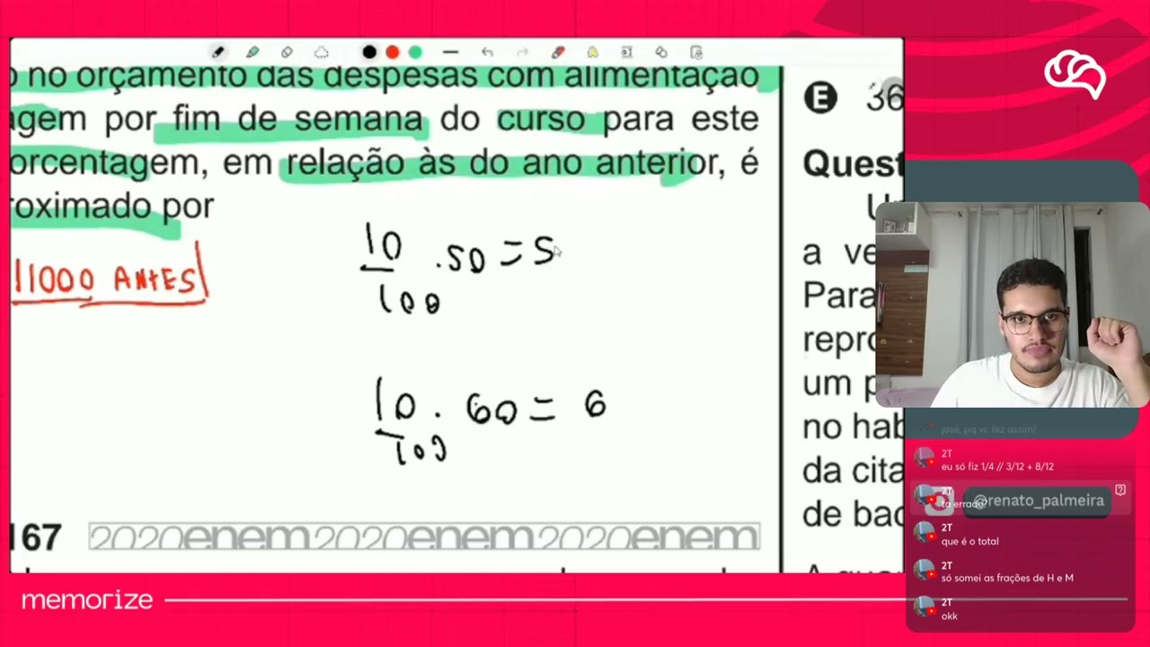 Resolução em Vídeo — Questão 166 ENEM 2020 PPL