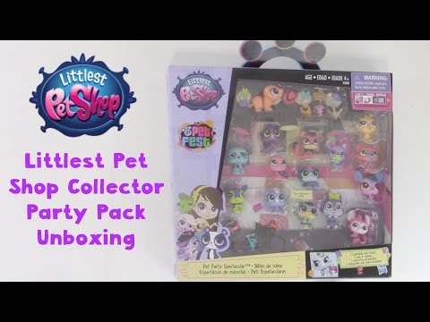 Littlest Pet Shop Collector Party Pack Unboxing