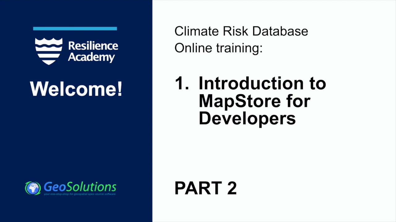 2. Part two: Introduction to MapStore for Developers