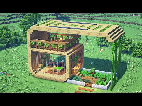 타놀 게임즈-Tanol Games - ⚒️Minecraft | How To Build a Survival Oak House | Survival House 🏡