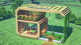 ⚒️Minecraft | How To Build a Survival Oak House | Survival House 🏡