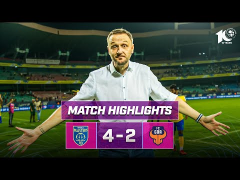 Match Highlights | Kerala Blasters FC 4-2 FC Goa | MW 16 | ISL 2023-24
